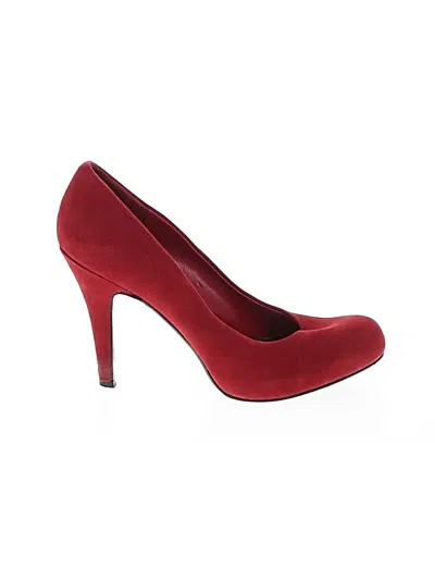 Pre-owned Nine West Heels In Red