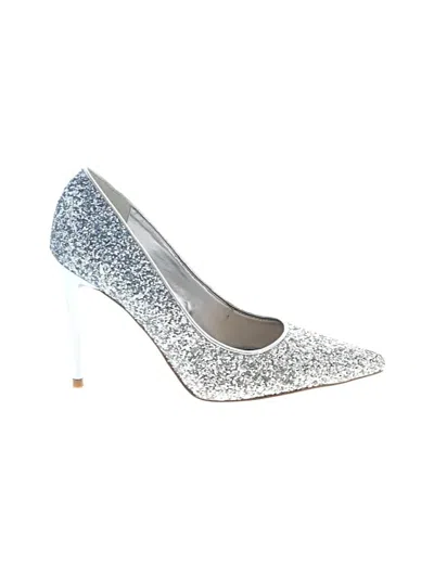 Pre-owned Nine West Heels In Silver