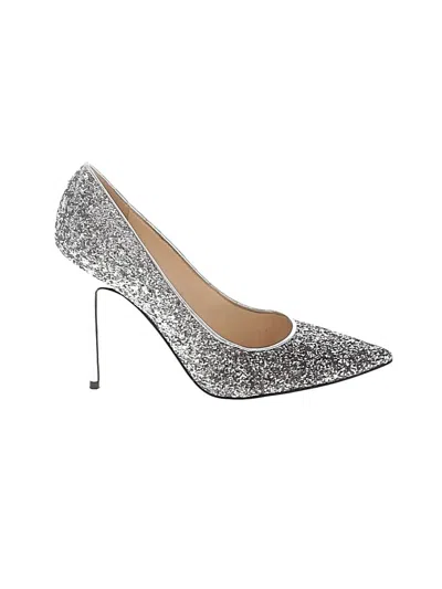 Pre-owned Nine West Heels In Silver