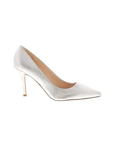 Pre-owned Nine West Heels In Silver