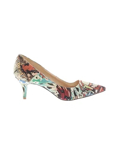 Pre-owned Nine West Heels In Teal