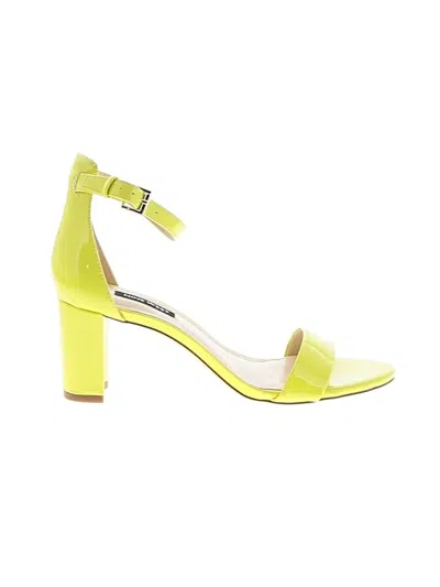 Pre-owned Nine West Heels In Yellow