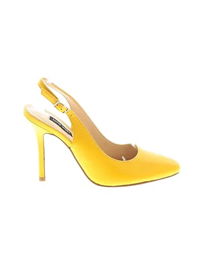 Pre-owned Nine West Heels In Yellow