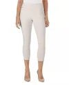 Nine West Heidi Pull On Crop Pant In Stone