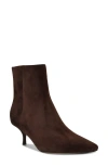 Nine West Hermena Kitten Heel Bootie In Brown