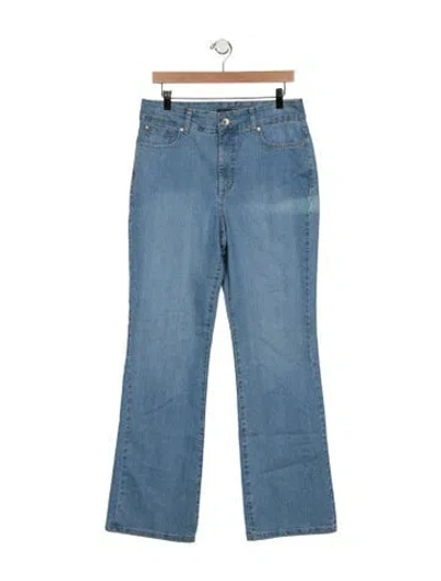 Pre-owned Nine West High-rise Flared Jeans In Blue