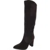 Nine West Hiya Womens Wide Calf Knee-high Boots In Brown