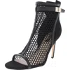Nine West I Did It 2 Womens Peep Toe Casual Ankle Boots In Black