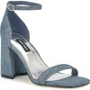 Nine West Ilea Ankle Strap Sandal In Blue