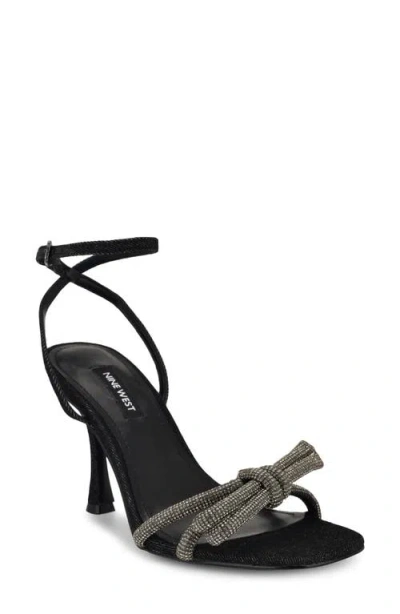 Nine West Ivid Ankle Strap Sandal In Black