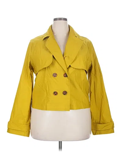 Pre-owned Nine West Jacket In Yellow