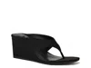 Nine West Jadde Wedge Sandal In Black