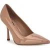 Nine West Jamiey Pointed Toe Pump In Brown