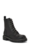 Nine West Jarret Lug Sole Boot In Black