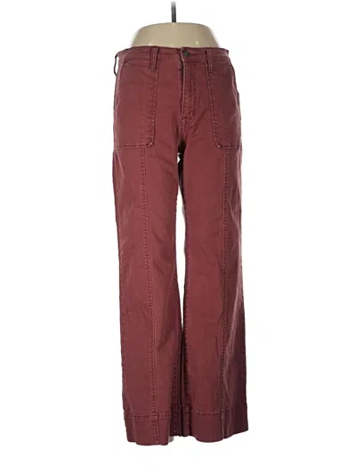 Pre-owned Nine West Jeans In Burgundy