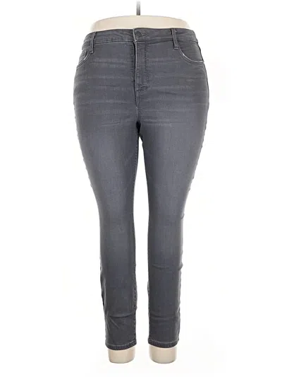 Pre-owned Nine West Jeans In Gray