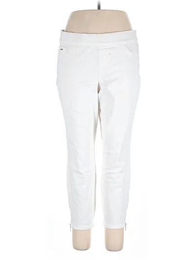 Pre-owned Nine West Jeggings In Ivory