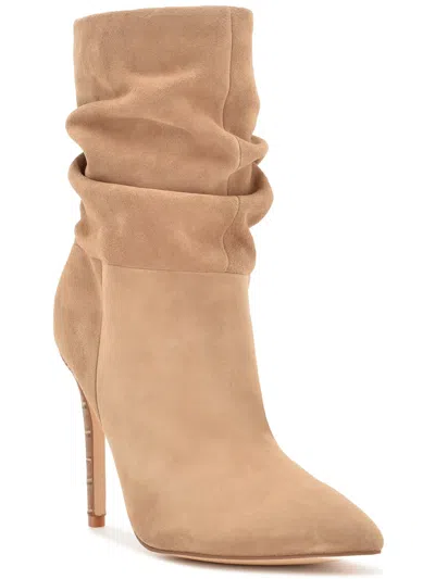 Nine West Jenn Womens Pointed Toe Mid-calf Boots In Multi