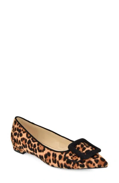 Nine West Jesike Genuine Calf Hair Flat In Multi