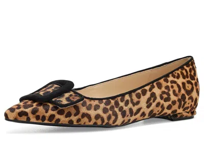 Nine West Jesike Genuine Calf Hair Flat In Multi