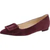 Nine West Jesike Pointed Toe Flat In Pink
