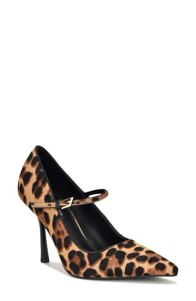 Nine West Jinnie Pointed Toe Pump In Brown