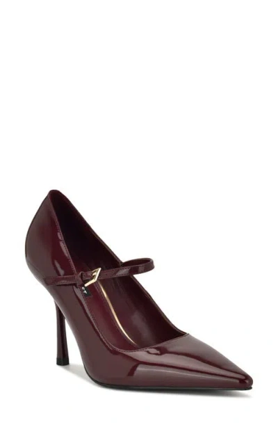 Nine West Jinnie Pointed Toe Pump In Red