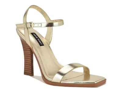 Nine West Joany Sandal In Gold