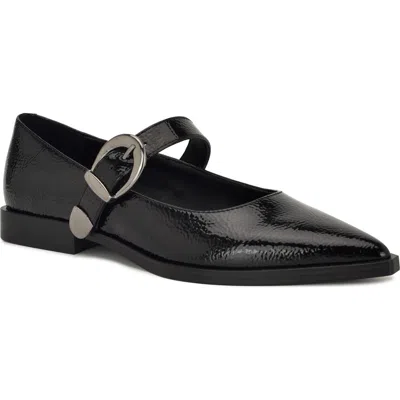 Nine West Katrel Mary Jane Flat In Black