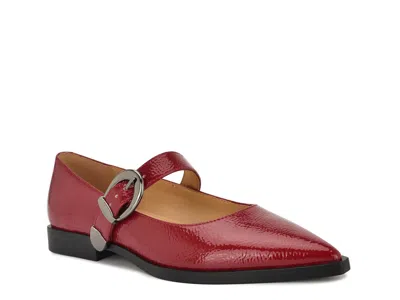 Nine West Katrel Mary Jane In Burgundy