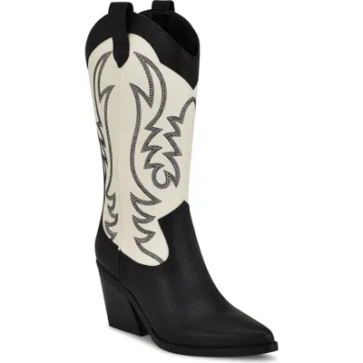 Nine West Keeks Western Boot In White