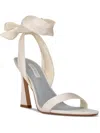 Nine West Kelsie Ankle Tie Sandal In White