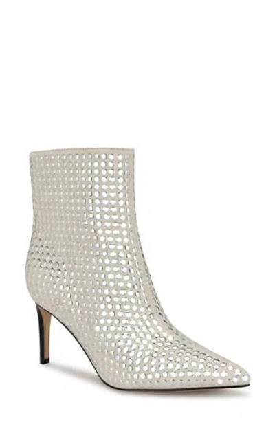 Nine West Kepord Pointed Toe Bootie In Gold