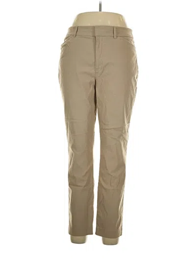 Pre-owned Nine West Khaki Pant In Tan