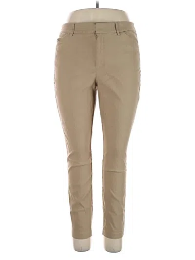 Pre-owned Nine West Khaki Pant In Tan