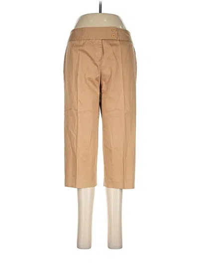 Pre-owned Nine West Khaki Pant In Tan