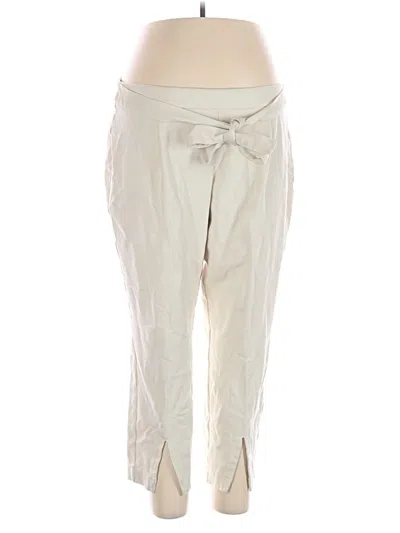 Pre-owned Nine West Khaki Pant In White