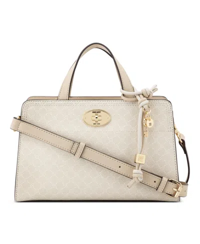 Nine West Khora East West Small Satchel Crossbody Bag In White