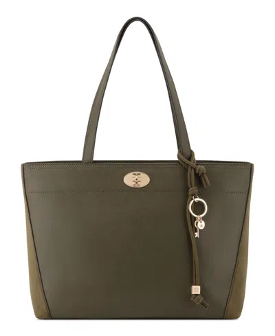Nine West Khora Laptop Large Tote Handbag In Green