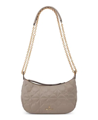 Nine West Kiersten Convertible Chain Small Crossbody Bag In Gray