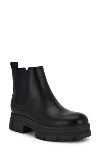 Nine West Kimma Platform Chelsea Boot In Black