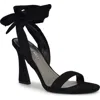 Nine West Kobs Ankle Tie Sandal In Black