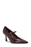 Nine West Krest Mary Jane Pump In Burgundy