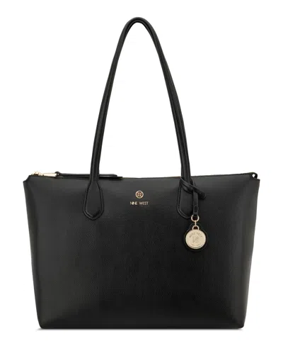 Nine West Kyrie Laptop Large Tote Bag In Black