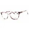 Nine West Ladies Brown Rectangular Eyeglass Frames Nw5215 In Multi