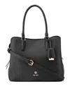 Nine West Lakelyn Carryall Large Satchel Bag In Black