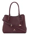 Nine West Lakelyn Triple Compartment Carryall Tote Bag In Purple