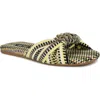 Nine West Lalta Slide Sandal In Green Multi