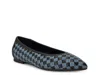 Nine West Largo Pointed Toe Flat In Blue