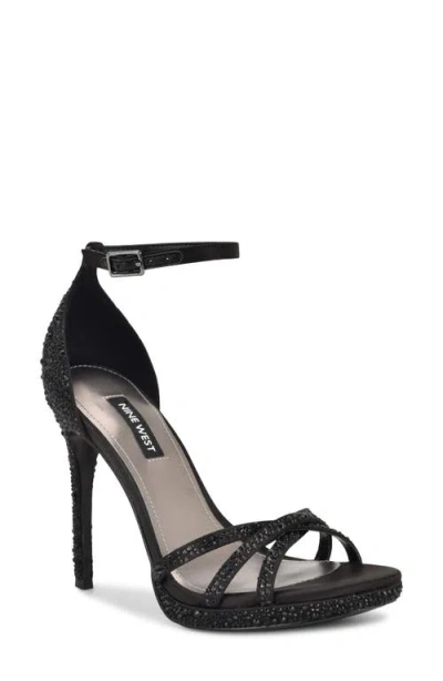 NINE WEST NINE WEST LARTAY PLATFORM ANKLE STRAP SANDAL